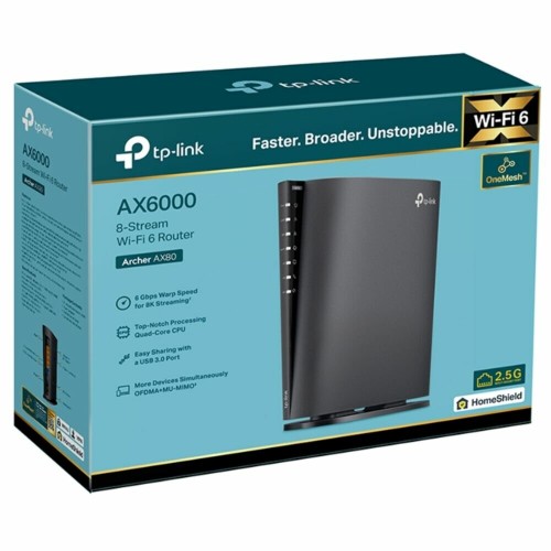 Маршрутизатор TP-LINK Archer AX80(EU) (черный) 2
