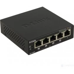 Коммутатор D-Link DES-1005P/B1A (черный)