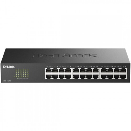 Коммутатор D-Link DES-1024D/H2A (черный) 
