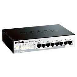 Коммутатор D-LINK DES-1210-08P/C1A (черный)