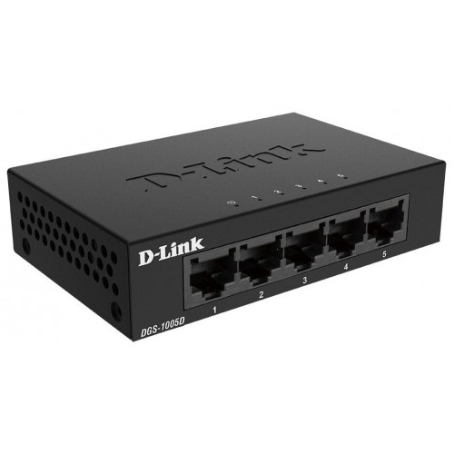 Коммутатор D-link DGS-1005D/J2A (черный) 