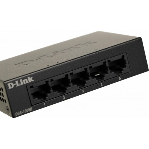 Коммутатор D-link DGS-1005D/J2A (черный) 7