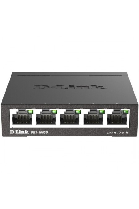 Коммутатор D-Link DGS-1005D/R1A (черный) 