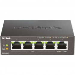 Коммутатор D-Link DGS-1005P/B3A (черный)