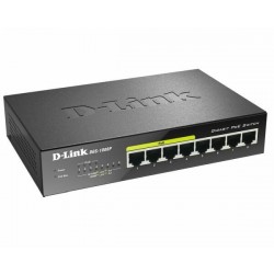 Коммутатор D-Link DGS-1008P/C1B (черный)