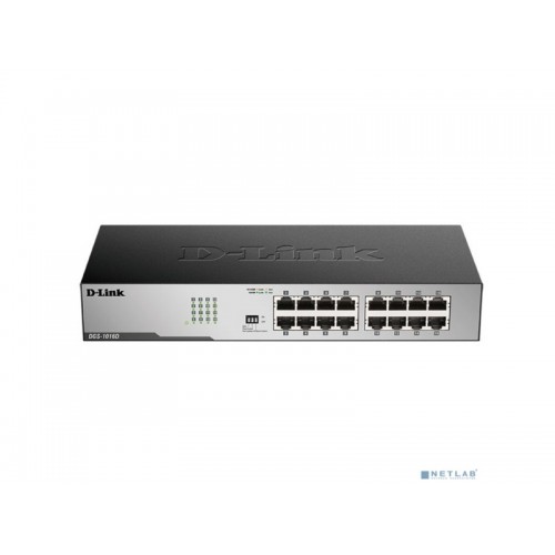 Коммутатор D-Link DGS-1016D DGS-1016D/J1A (L2) (черный) 4