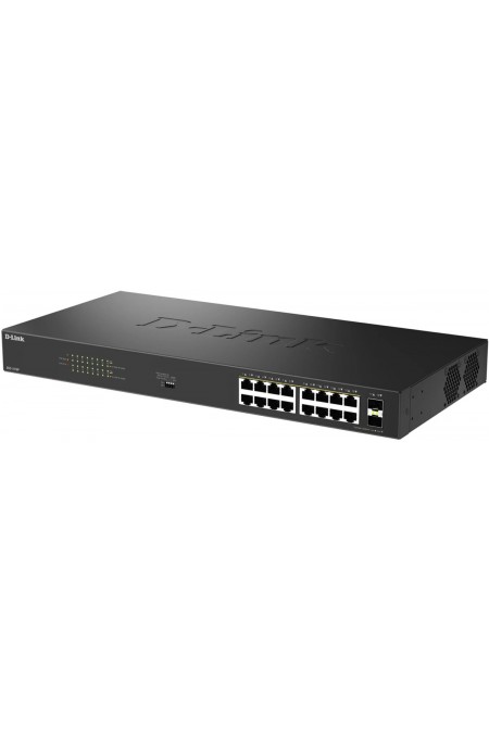 Коммутатор D-LINK DGS-1018P DGS-1018P/B1A (черный) 