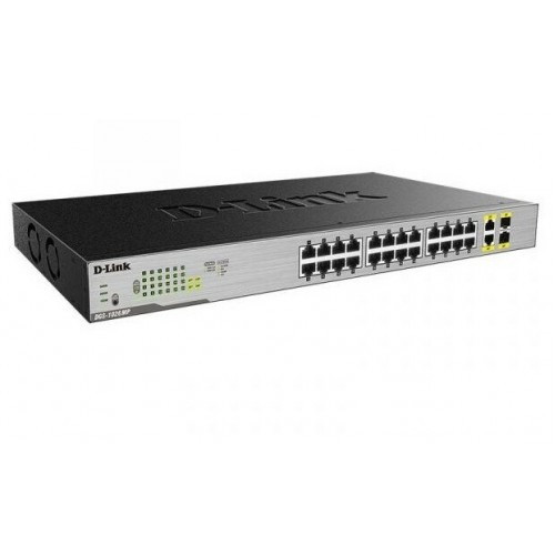 Коммутатор D-link DGS-1026MP/B1A (черный) 