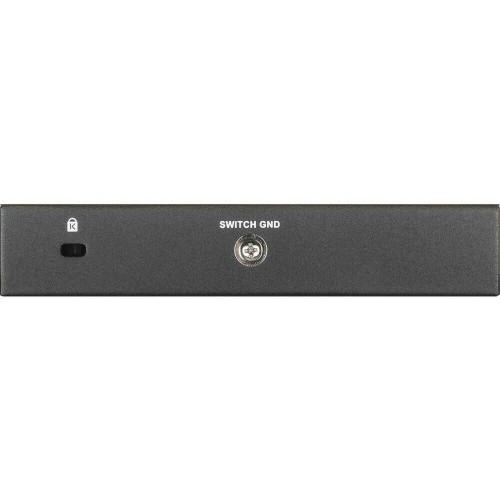 Коммутатор D-Link DGS-1100-05PDV2 5G 2PoE 18W (черный) 5