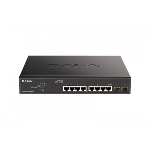 Коммутатор D-Link DGS-1100-10MPPV2/A (черный) 1