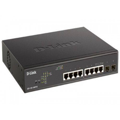 Коммутатор D-Link DGS-1100-10MPPV2/A (черный) 2