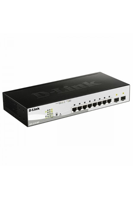 Коммутатор D-LINK DGS-1210-08P/G3A (черный) 1