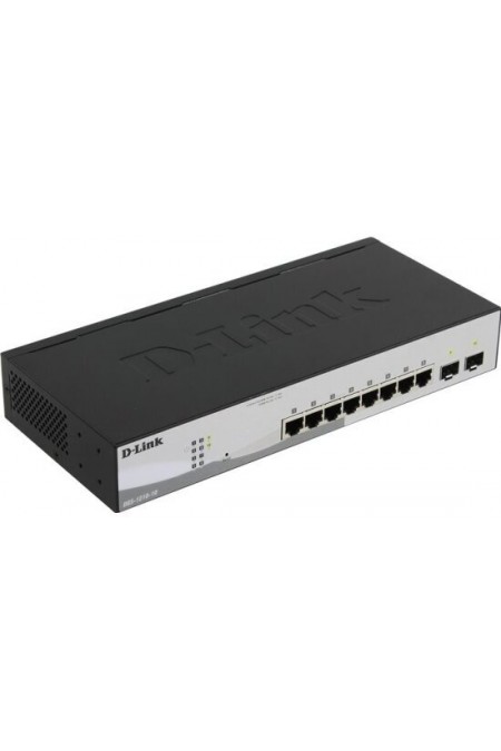 Коммутатор D-Link DGS-1210-10/F1A (черный) 