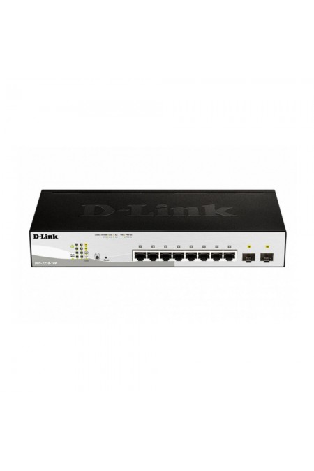 Коммутатор D-LINK DGS-1210-10P/F3A (черный) 