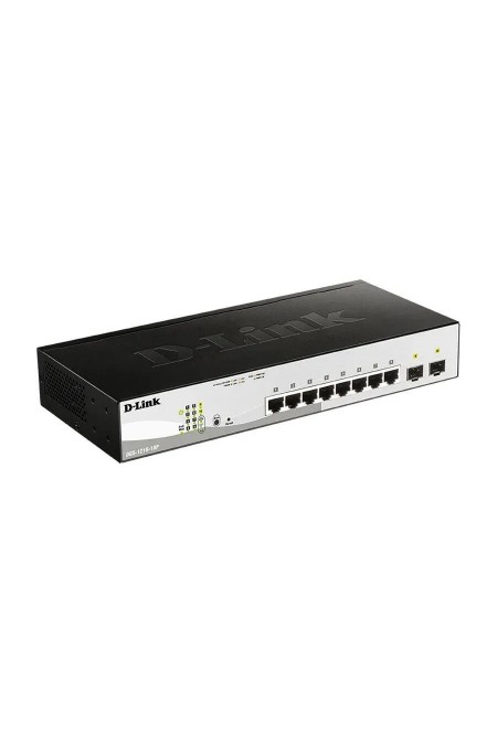Коммутатор D-LINK DGS-1210-10P/F3A (черный) 1