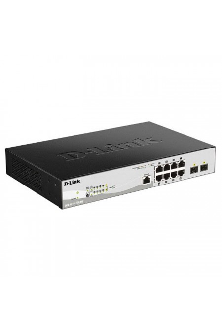 Коммутатор D-Link DGS-1210-10P/ME/B1A (черный) 