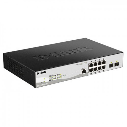 Коммутатор D-Link DGS-1210-10P/ME/B1A (черный) 