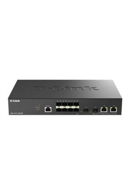 Коммутатор D-Link DGS-1210-10X/ME/C1A (черный) 