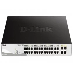 Коммутатор D-Link DGS-1210-28MP/FL1A (черный)