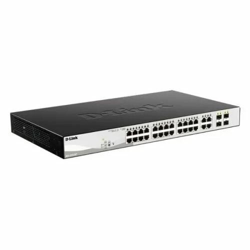 Коммутатор D-Link DGS-1210-28P/F5A (черный) 