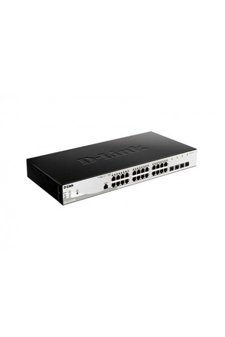 Коммутатор D-Link DGS-1210-28P/ME/B2A (черный) 1