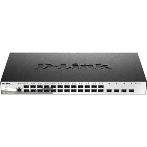 Коммутатор D-Link DGS-1210-28XS/ME/B2A (L2) (черный) 1
