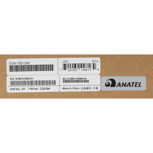 Коммутатор D-Link DGS-1250-28X/A1A (черный) 6