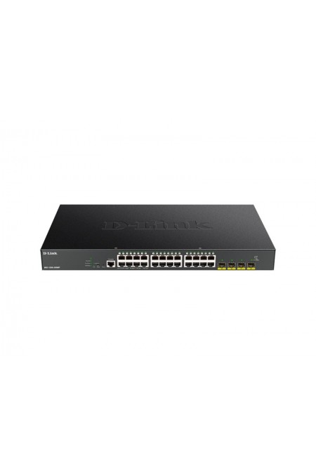 Коммутатор D-Link DGS-1250-28XMP/A1A (черный) 