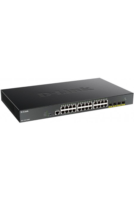 Коммутатор D-Link DGS-1250-28XMP L2 (черный) 1