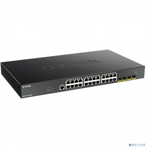 Коммутатор D-Link DGS-1250-28XMP L2 (черный) 5