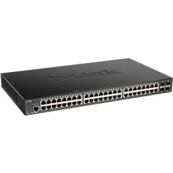 Коммутатор D-LINK DGS-1250-52ХMP/А1А (черный)