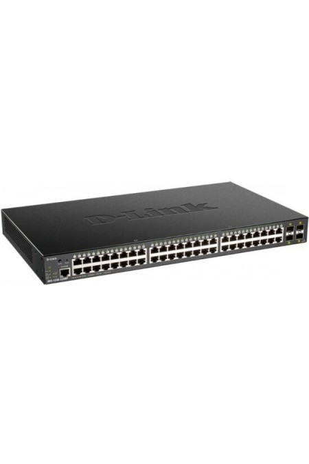 Коммутатор D-LINK DGS-1250-52ХMP/А1А (черный) 