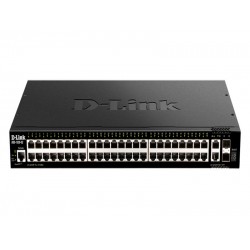 Коммутатор D-Link DGS-1520-52 DGS-1520-52/A1A 48G 2x10G 2SFP+ (черный)