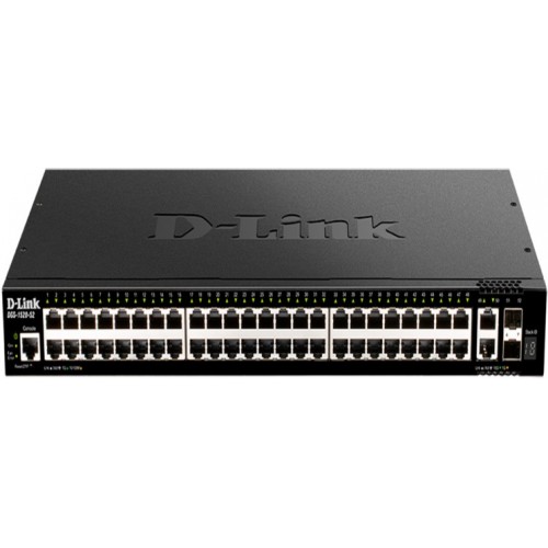 Коммутатор D-Link DGS-1520-52 DGS-1520-52/A1A 48G 2x10G 2SFP+ (черный) 1