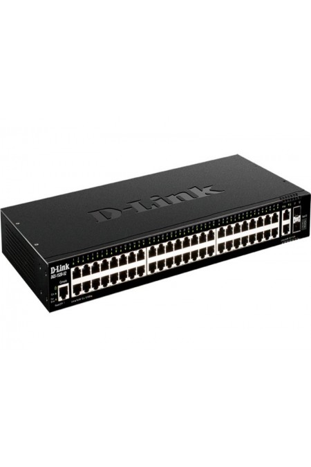 Коммутатор D-Link DGS-1520-52 DGS-1520-52/A1A 48G 2x10G 2SFP+ (черный) 2