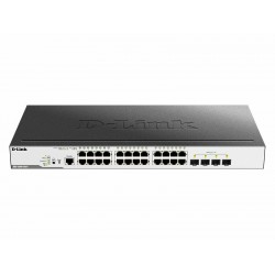 Коммутатор D-Link DGS-3000-28LP/B1A (черный)