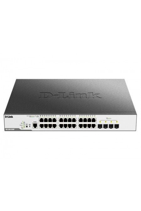 Коммутатор D-Link DGS-3000-28XMP DGS-3000-28XMP/B1A (черный) 