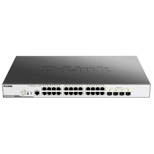 Коммутатор D-Link DGS-3000-28XMP DGS-3000-28XMP/B1A (черный) 
