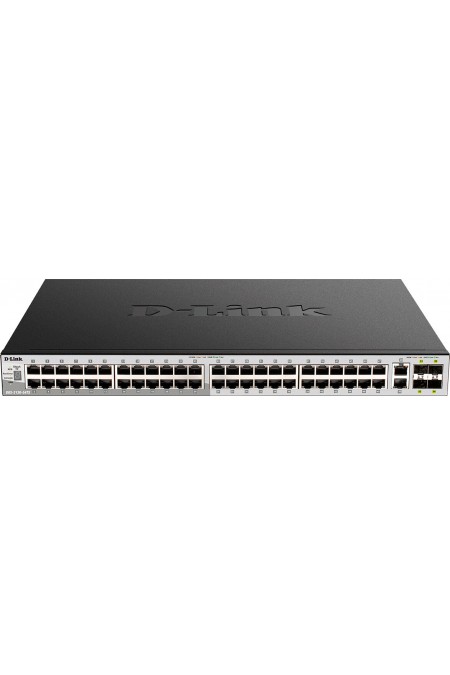 Коммутатор D-Link DGS-3130-54S/B1A (L3) 2x10Гбит/с 48SFP 4SFP+ (черный) 