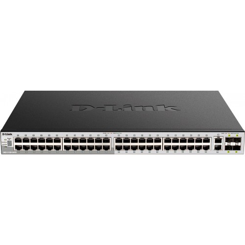 Коммутатор D-Link DGS-3130-54S/B1A (L3) 2x10Гбит/с 48SFP 4SFP+ (черный) 1