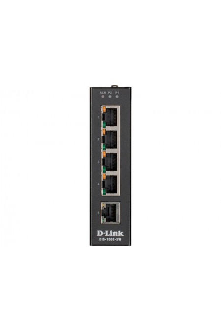 Коммутатор D-Link DIS-100E-5W/A1A (черный) 