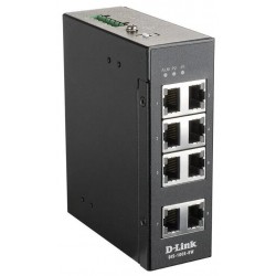 Коммутатор D-Link DIS-100E-8W/A1A (черный)