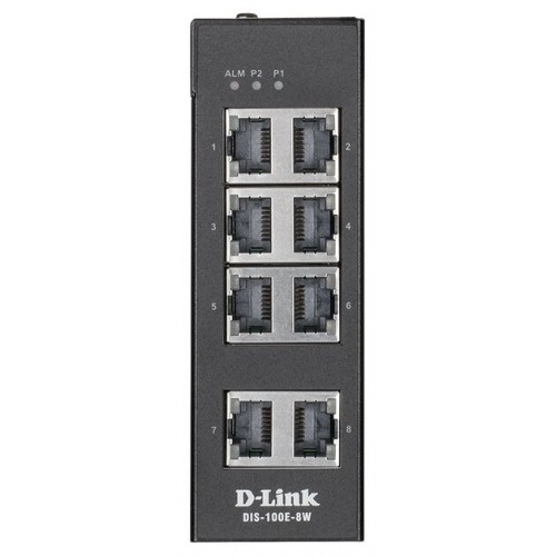 Коммутатор D-Link DIS-100E-8W/A1A (черный) 1