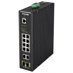 Коммутатор D-Link DIS-200G-12PS/A (черный)