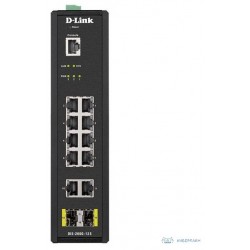 Коммутатор D-Link DIS-200G-12S/A1A 10G 2SFP (черный)
