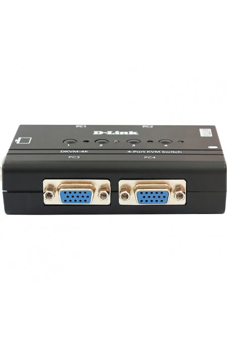 Коммутатор D-LINK DKVM-4K/B3A (черный) 