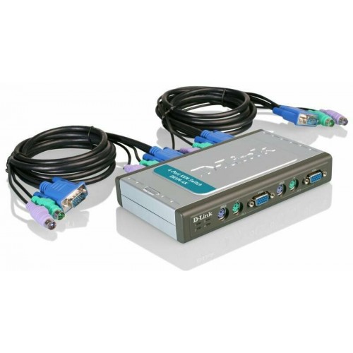 Коммутатор D-LINK DKVM-4K/B3A (черный) 