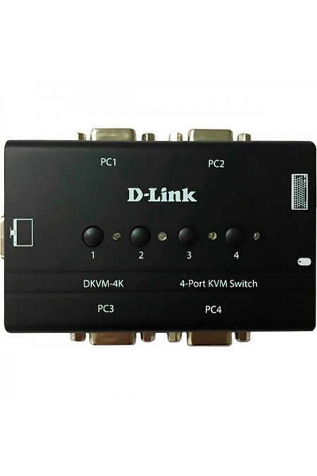 Коммутатор D-LINK DKVM-4K/B3A (черный) 1