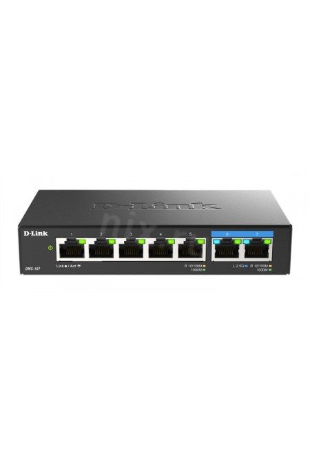 Коммутатор D-LINK DMS-107/A1A (черный) 