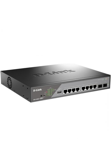 Коммутатор D-Link DSS-200G-10MPP/A1A (черный) 1